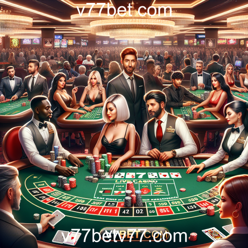 A Revolução dos Cassinos ao Vivo no v77bet.com